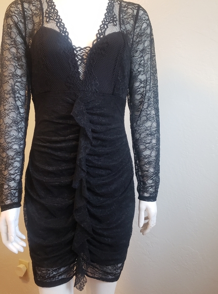 Guess Black Lace Dress - Picture 4 of 8
